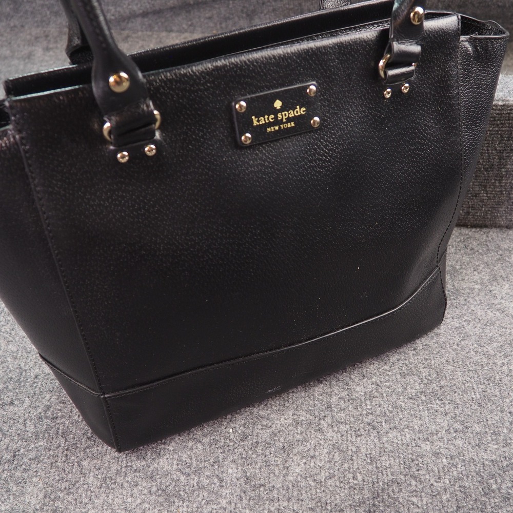Kate Spade New York Wellesley Tote Black Leather Shoulder Work Bag